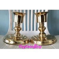 ราคา เชิงเทียนทองเหลือง งานต่างประเทศเก่า (มือสอง) (360736762)