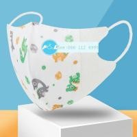 ราคา 3D ผ้าปิดจมูก กรองฝุ่น คละลายได้ 1กล่องจำนวน 50 ชิ้น (มือหนึ่ง) (360745590)