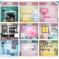 ราคา popmart เฟอร์นิเจอร์จิ๋ว ตกแต่งห้องตุ๊กตา บ้านตุ๊กตา (มือหนึ่ง) (360730748)