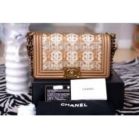 ราคา Chanel Boy 10” Limited Edition Gold (มือสอง) (358762315)