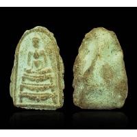 ราคา พระสมเด็จเกศพุทธซ้อนฐานขาสิงห์ พิมพ์เล็บมือ เนื้อชานหมากผสมผงแร่เหล็กไหลแม่เหล็กดูดติด (BB3441) (มือสอง) (360735092)