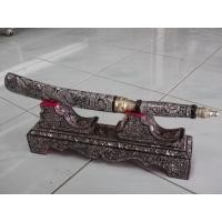 ราคา มีดดาบเหล็กน้ำพี้ 9 นิ้วฝังมุก (มือหนึ่ง) (350453791)