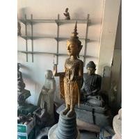 ราคา พระบูชายืนเก่า ลาวทรงเครื่อง สูง 1.30 เมตร กว้าง 12นิ้ว องค์ ใหญ่ (มือสอง) (360725948)