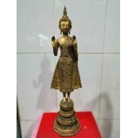 ราคา พระบูชา​รัตนะ​ ปางห้ามสมุทร​ เนื้อ​สัมฤทธิ์​ ปิดทอง​เก่า​ สูง18นิ้ว (มือสอง) (352078609)