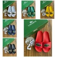 ราคา รองเท้าแตะ Lacoste(ลาคอส) แถมกล่อง (มือหนึ่ง) (360730732)