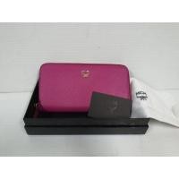 ราคา เทๆ กระเป๋าสตางค์ MCM สีชมพู ซิปรอบ (มือสอง) (360731441)