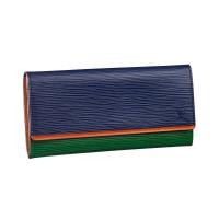 ราคา กระเป๋าสตางค์ LOUIS VUITTON Epi Leather Flore Wallet Tricolor LV (มือสอง) (360729461)