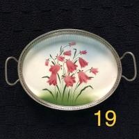 ราคา ถาดกระเบื้องโบราณ ขนาด10นิ้ว No.19 (มือสอง) (360725923)