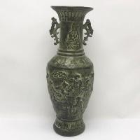 ราคา แจกัน โลหะ สำริด จีน โบราณ (มือสอง) (346074689)