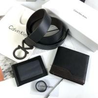 ราคา Calvin Klein Leather Belt Wallet Set (มือหนึ่ง) (360718982)