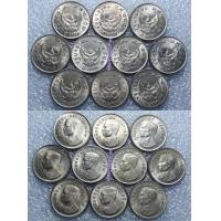 ราคา เหรียญ 1 บาทครุฑ ร.9 พ.ศ. 2517 รวม 10 เหรียญ (มือหนึ่ง) (360721669)