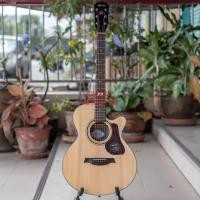 ราคา กีต้าร์โปร่งเว้า Mantic GT-10AC 40 นิ้ว ทรง OM Cutaway ไม้ท็อปโซลิดแองเกิลแมนสปรูซ-เชอร์รี่วู้ด ของใหม่ (มือหนึ่ง) (358781047)