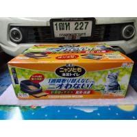 ราคา KAO ชุดกระบะใส่ทรายแมวแบบ2ชั้นครับได้รับรางวับออกแบบยอดเยี่ยมจากญี่ปุ่นนะครับ มาพร้อมแผ่นไม้ดูดซับกลิ่นอย่างดีและทรายแมวแบบไม้สนครับ (มือหนึ่ง) (358811504)