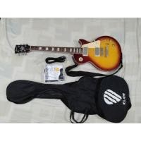 ราคา กีต้าร์ไฟฟ้าLP105FBRS Mclorence electric guitar (LP style)ของแถมเพียบ1.กระเป๋าสะพาย2.สายแจ็ก3.คู่มือคอร์ดกีต้าร์4.ที่ขันคอ5.ที่เก็บปิ๊ก (มือสอง) (360707658)