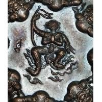 ราคา 6698-เหรียญพระพิฆเนศเนื้อทองแดง หลังหนุมาน เนื้อทองแดงเก่า (มือสอง) (358605058)