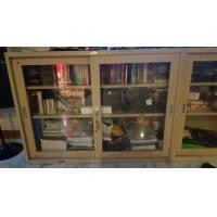 ราคา ตู้เก็บเอกสาร หรือ ใส่ของ 3 ชั้น บานเลื่อนกระจก (มือสอง) (356389172)