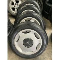 ราคา ล้อกะทะ เบนซ์ 15×6.5 นิ้ว 5รู112 ET37 รัดยาง DEESTONE 195-65-15 ปี18 สภาพสวยใช้งานได้เลย (มือสอง) (360680430)