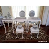 ราคา ให้เช่าตั่งรดน้ำสังข์วินเทจ แบบเก้าอี้เบาะกำมะหยี่สีเงิน (357188862)