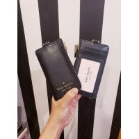 ราคา พร้อมส่งสีดำ Sale 1450 Kate spade card case lanyard ที่ใส่บัตรพนักงาน หนัง Saffiano สวยหรู (มือหนึ่ง) (360709294)