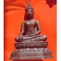 ราคา พระบูชาสุโขทัย เนื้อสำริดขันลงหิน หน้าตักประมาณ 5 นิ้ว (มือสอง) (114389492)