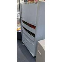 ราคา ขายตู้ไม้จริงแข็งแรงมีไฟโชว์สินค้า75x45x122cm (มือสอง) (360686450)