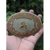 ราคา B370 หัวเข็มขัดคาวบอย Vintage Western Jewelry 4.5 นิ้ว Rodeo Barrel Racing Made in USA. ผ่อนได้ (มือสอง) (360680893)