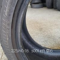 ราคา ยางมือสอง 225 40-18 bridgestoneS001 RFT รันแฟรต ยางปี16 สภาพดี มี 1 เส้น ราคาคู่นี้ 1000 บาท (มือสอง) (360696376)
