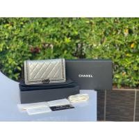 ราคา Chanel boy wallet ของแท้100เปอร์เซ็น (มือสอง) (360690939)
