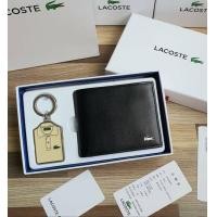 ราคา Lacoste กระเป๋าสตางค์ผู้ชาย หนังแท้ พร้อมพวงกุญแจเท่ห์ ๆ เข้าชุดกัน อุปกรณ์ครบ ว่งฟรี EMS (มือหนึ่ง) (360683350)