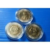 ราคา 10บาทสองสี ร๙พระรูปสองด้านพัฒนายั่งยืนมั่นคงพร้อมตลับเหรียญละ22บาท (มือหนึ่ง) (360702598)