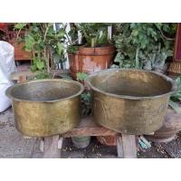 ราคา หม้อทองเหลืองเก่า เนื้อหนา ไม่รั่ว (มือสอง) (360696766)