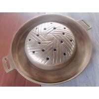 ราคา ขายกระทะทองเหลืองปิ้งย่างหมูกะทะ สภาพดีด่วนแถมเตาให้ด้วย (มือสอง) (360347835)