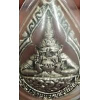 ราคา 8023-เหรียญหล่อฉลุ หลวงพ่อน้อย วัดศรีษะทอง กะไหล่เงินเลี่ยมกรอบเก่า (มือสอง) (359055946)