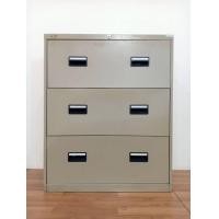 ราคา ตู้เหล็กยี่ห้อ Lucky ขนาด 3 ลิ้นชัก (มือสอง) (360657131)