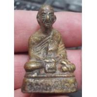 ราคา 6197-รูปหล่อเนื้อทองเหลืองเก่า หลวงพ่อขอม สุพรรณบุรี (มือสอง) (340952819)