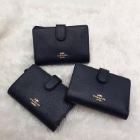ราคา กระเป๋าสตางค์ Coach F11484 Medium Corner Zip Wallet In Crossgrain Leather (มือหนึ่ง) (360663682)