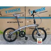 ราคา จักรยานพับได้ TRINX Dolphin 1.0 ดิสเบรค (มือหนึ่ง) (360664681)