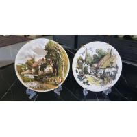 ราคา จานโชว์จากอังกฤษ 2 ใบ (มือสอง) (360657145)