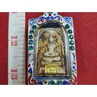 ราคา พระสมเด็จวัดระฆังพิมพ์ใหญ่ลงรักลงทองพร้อมกรอบเงิน (มือสอง) (360673906)