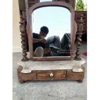 ราคา คันฉ่องโบราณงานเก่าท็อปเป็นหินอ่อน งานเก่าปีลึกมาก เหมาะแก่การสะสม (มือสอง) (360664221)