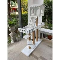 ราคา คอนโดแมว 2 ชั้น ไม้จริง สีขาว (มือสอง) (360641175)