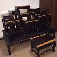 ราคา โต๊ะหมู่บูชาไม้ชิงชัน งานหมู่9 (มือสอง) (360634731)