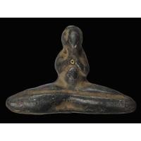 ราคา พระปิดตาเข่ากว้าง หลวงพ่อครน วัดบางแซะ เนื้อผงคลุกรัก ฝังตะกรุดทองคำ ขนาด 3.8 เซนฯ สูง 2.5 เซนฯ (G759) (มือสอง) (341463972)