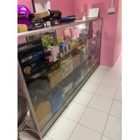 ราคา ตู้โชว์สินค้ากระจกอลูมิเนียม (มือสอง) (360634258)