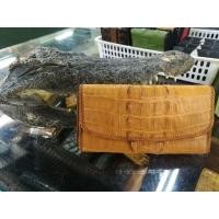 ราคา กระเป๋าหนังจระเข้แท้ สีแทน (มือหนึ่ง) (360645406)