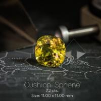 ราคา พลอยสฟีน ทรง Cushion เม็ดใหญ่หายากสวยมาก (มือหนึ่ง) (354717853)
