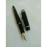 ราคา ปากกาหมึกซึม MONT BLANC MEISTERTUCK GREMANY หัวแร้ง14k ด้ามดำเหน็บเงิน เรียบหรู (มือสอง) (352085439)