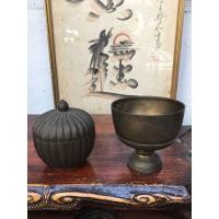 ราคา ขันเก่าฟักทองเนื้อทองเหลือง (มือสอง) (360640783)