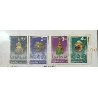 ราคา แสตมป์ ชุดหัวโขน ชุดที่1 (มือหนึ่ง) (360646459)