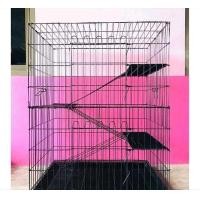 ราคา กรงคอนโดแมว กระต่าย 3 ชั้น แบบพับได้ (มือหนึ่ง) (345830846)